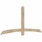 Ekena Millwork Bellingham Rough Sawn Timber Gable Bracket, Douglas Fir, 84"W x 38"H x 2"D x 4"F, 11/12 Pitch GBW084X38X0204BEL00RDF - alternate 4